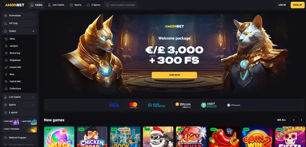 Amonbet Desktop Version