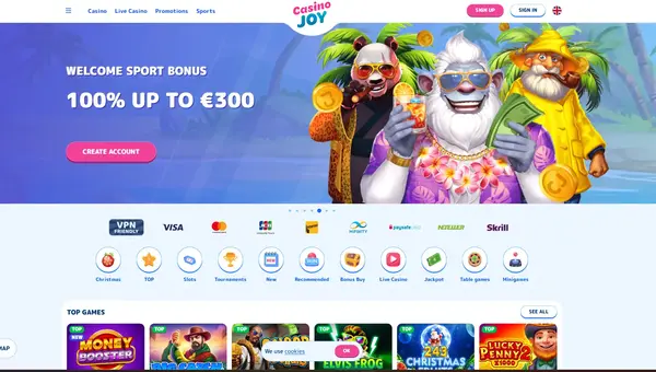 Casino Joy Versione Desktop