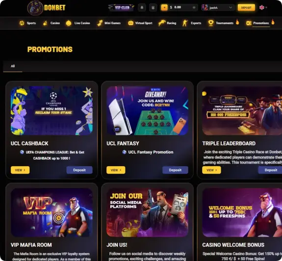 Donbet Desktop Version