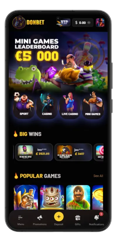 Donbet Launch and Login