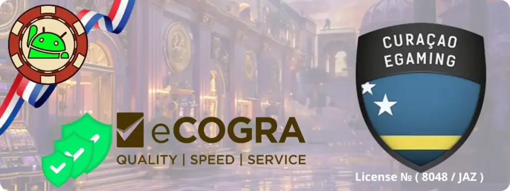 Banner over vergunningen en eerlijk spel
